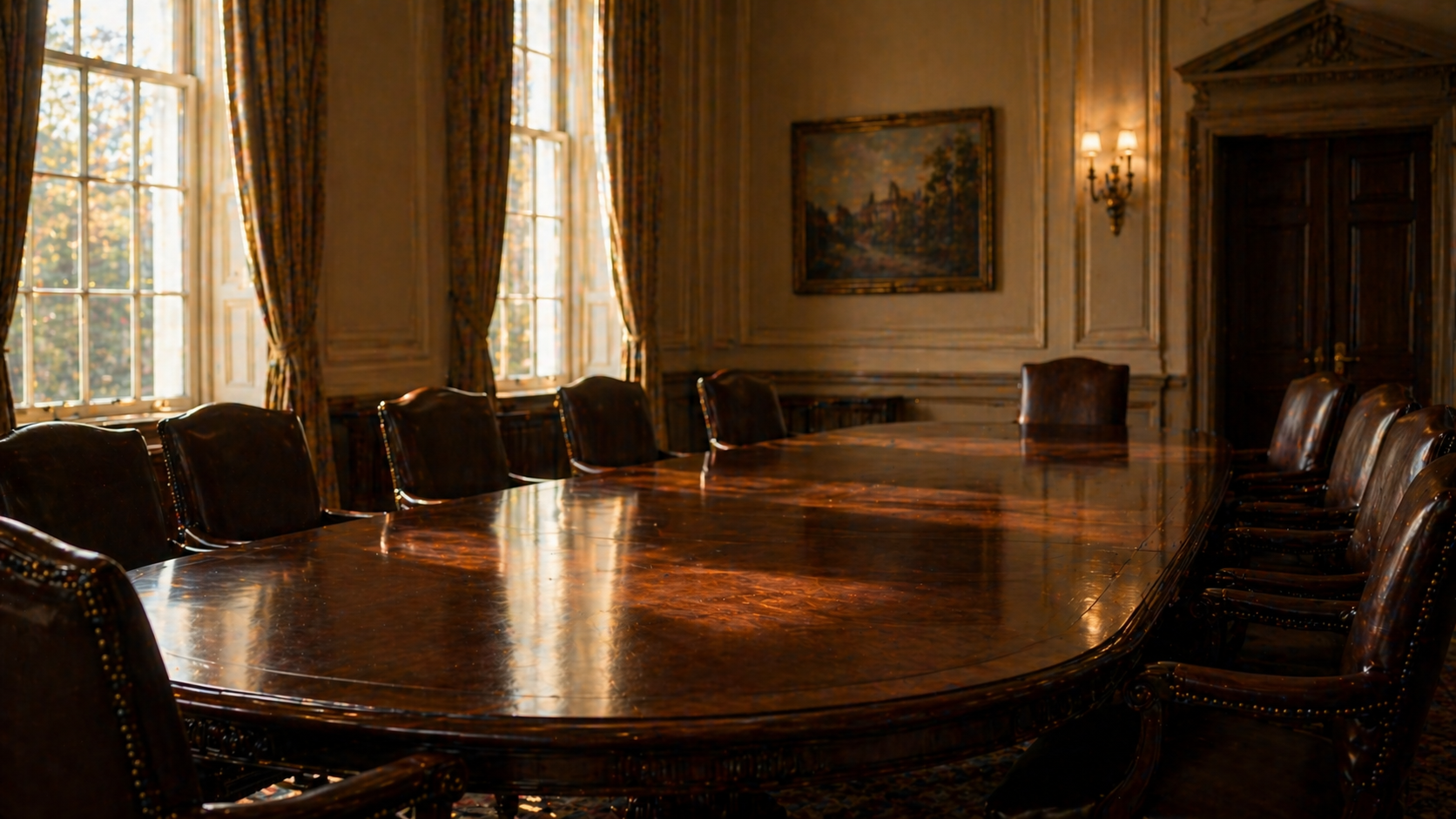 empty conference room